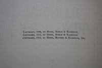 1918 UNIVERSITY OF ILLINOIS SONG BOOK - HARDCOVER BOOK - KD 9542