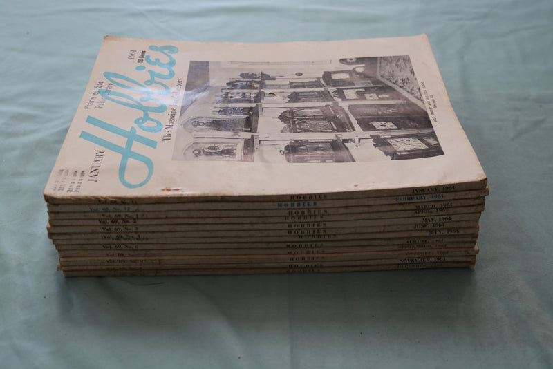 1964 HOBBIES MAGAZINE - COMPLETE YEAR - LOT OF 12 - O 3964
