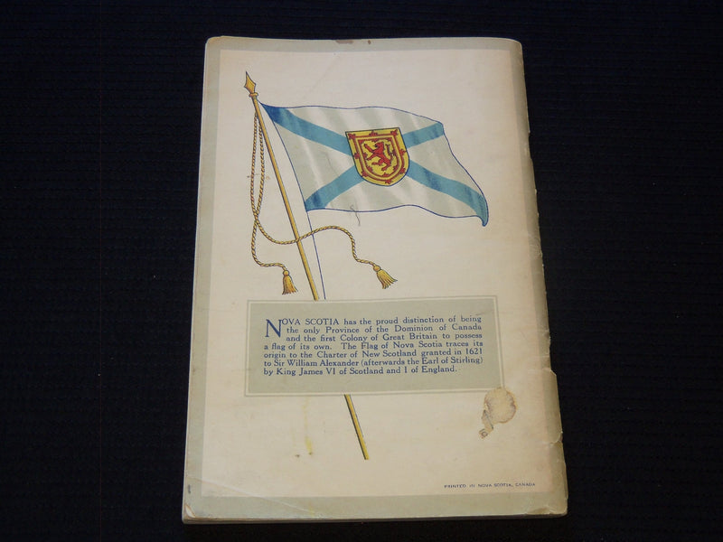 1935 HISTORIC NOVA SCOTIA SOFTCOVER BOOK PUB. BY HON. A. S. MACMILLIAN - J 7309