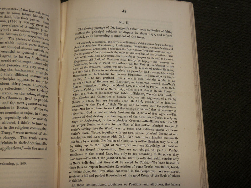 1858 CHURCH OF CHRIST IN YALE COLLEGE BOOK BY GEORGE P. FISHER - J 6204