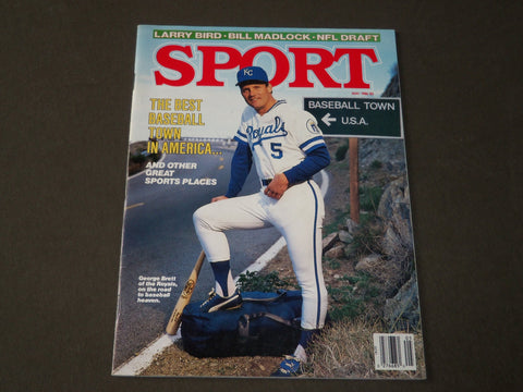 1986 MAY SPORT MAGAZINE - GEORGE BRETT COVER - CW 435