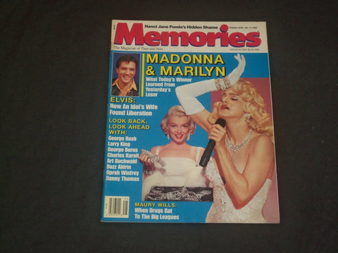 1992 MEMORIES MAGAZINE - MADONNA & MARILYN COVER - B 1008