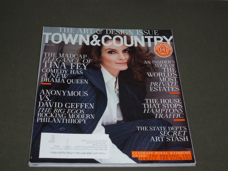 2016 APRIL TOWN & COUNTRY MAGAZINE - TINA FEY COVER - SP 2733