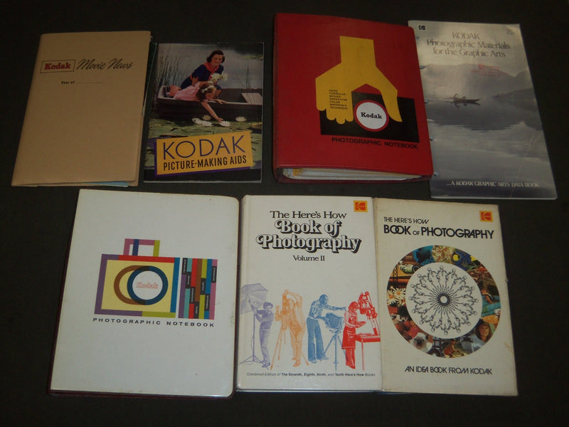 1912-1980'S KODAK GUIDES AND LITERATURE LOT OF 38 PIECES - NICE PHOTOS - O 1351