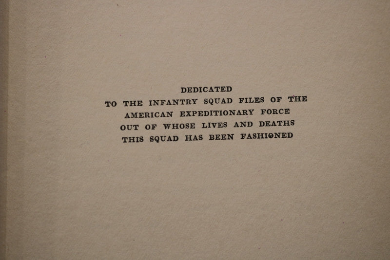 1928 SQUAD HARDCOVER BOOK BY JAMES B. WHARTON - AUTHOR INSCRIBED - KD 9595
