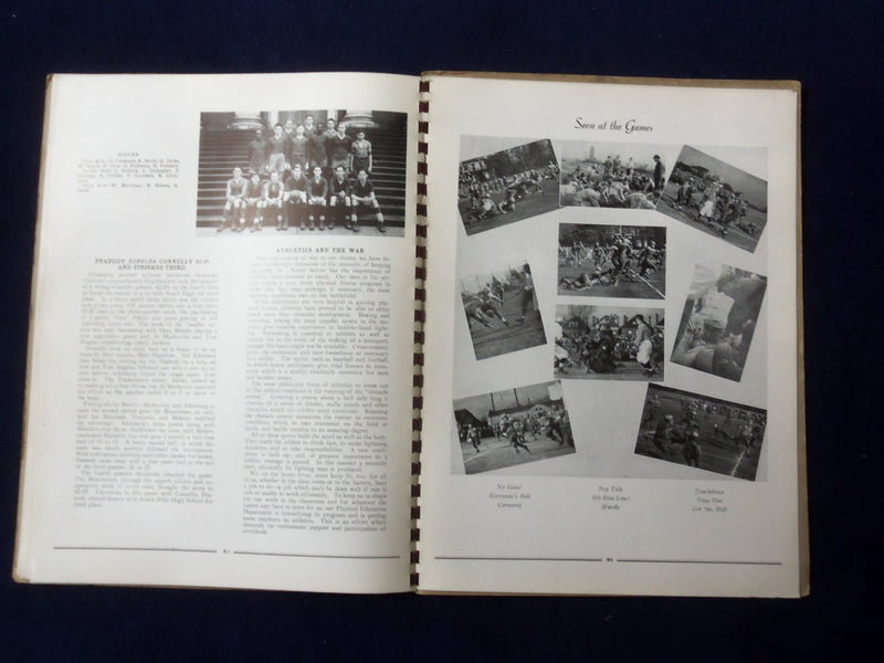 1943 THE PEABODY - PEABODY HIGH SCHOOL YEARBOOK - PITTSBURGH, PA - YB 3029