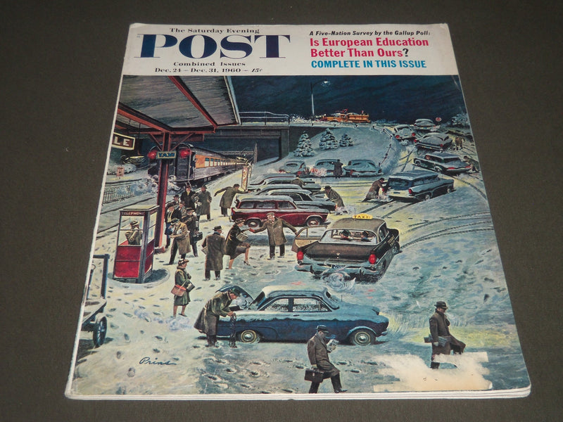 1960 DEC 24-31 THE SATURDAY EVENING POST MAGAZINE - ILLUSTRATED COVER - SP 2327