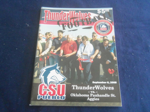 2008 SEP 6 FOOTBALL PROGRAM-COLORADO STATE VS OKLAHOMA PANHANDLE STATE -SP 1216A