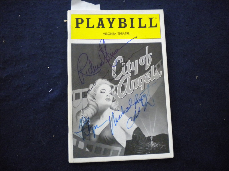 1991 CITY OF ANGELS PLAYBILL - 15 SIGNATURES ON THE COVER & INSIDE PAGES- J 8320