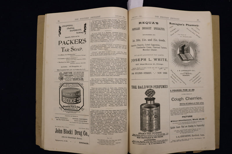 1892 JANUARY 15 WESTERN DRUGGIST MAGAZINE - K 1656