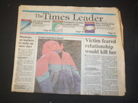 1996 APRIL 3 WILKES-BARRE TIMES LEADER - VICTIM FEARED RELATIONSHIP - NP 7593