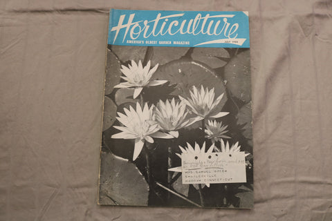 1953 JULY HORTICULTURE MAGAZINE - BEAUTIFUL SCENERY COVER - ST 1015N