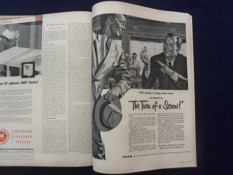 1952 OCTOBER FORTUNE MAGAZINE - GREAT COVER & ADS - F 930