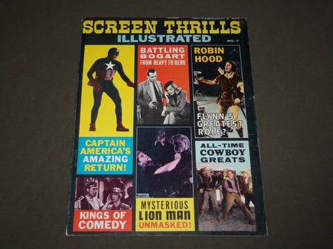 1964 FEBRUARY SCREEN THRILLS ILLUSTRATED MAGAZINE - BATTLING BOGART - CW 65