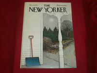 1972 NOVEMBER 18 NEW YORKER MAGAZINE FRONT COVER ONLY - GREAT ART FOR FRAMING