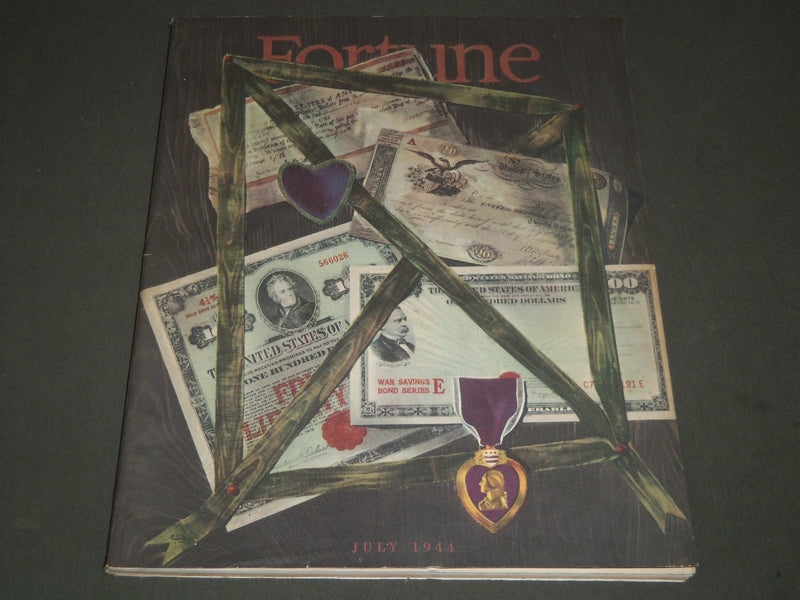 1944 JULY FORTUNE MAGAZINE - GREAT COVER & ADS - F 176
