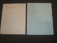 1939 CONNECTICUT BOARD OF FISHERIES & GAME LETTERS - LOT OF 2 - J 6351