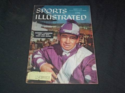 1959 FEBRUARY 16 SPORTS ILLUSTRATED MAGAZINE - JOHNNY LONGDEN - SP 8916