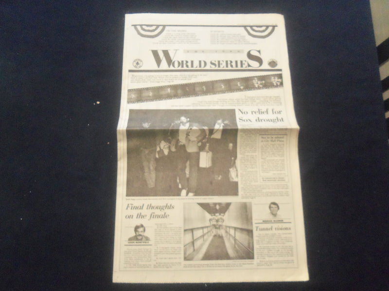 1986 OCT 26 THE BOSTON GLOBE NEWSPAPER - NEW YORK METS WIN WORLD SERIES- NP 6095