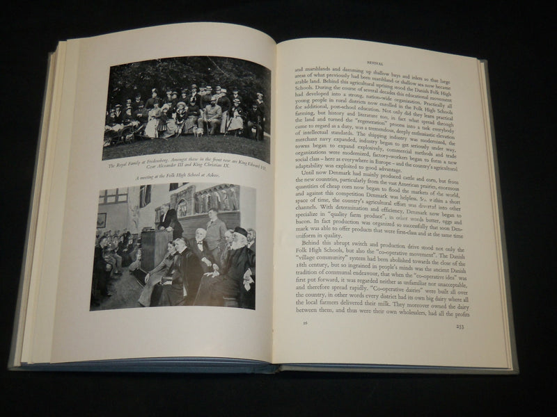 1960 A HISTORY OF THE KINGDOM OF DENMARK BOOK BY PALLE LAURING - KD 2765G
