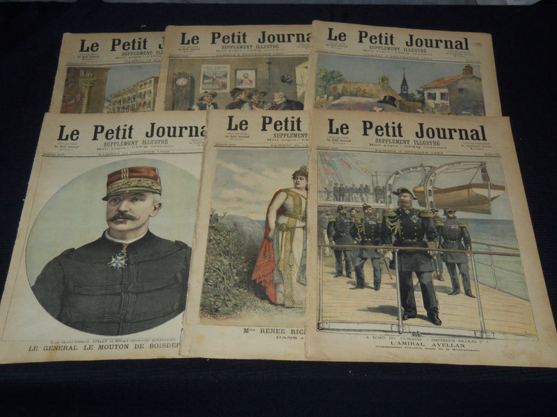 1890'S-1900'S LE PETIT JOURNAL SUPPLEMENT ILLUSTRE MAGAZINES LOT OF 400+ - #1