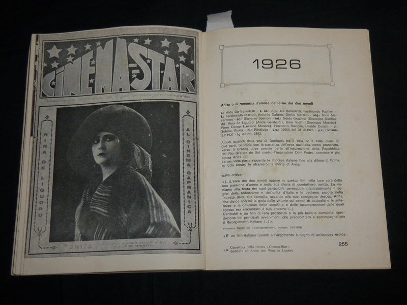 1981 JULY-DECEMBER CINEMA MUTO ITALIANO BOOK BY VITTORIO MARTINELLI - KD 7038