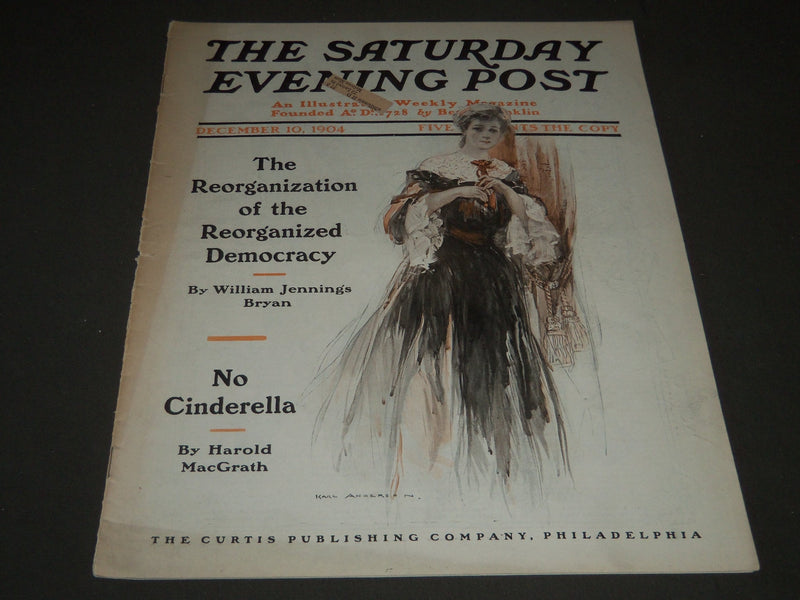 1904 DECEMBER 10 THE SATURDAY EVENING POST MAGAZINE - ILLUSTRATED COVER - SP 513