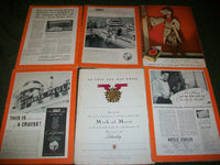1934 FORUM MAGAZINE LOT OF 12 - COMPLETE YEAR - GREAT ARTICLES & ADS - WR 757