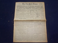1944 JUNE 30 NEW YORK TIMES -GERMANS LASH OUT AT PINCERS GRIPPING CAEN - NP 6581