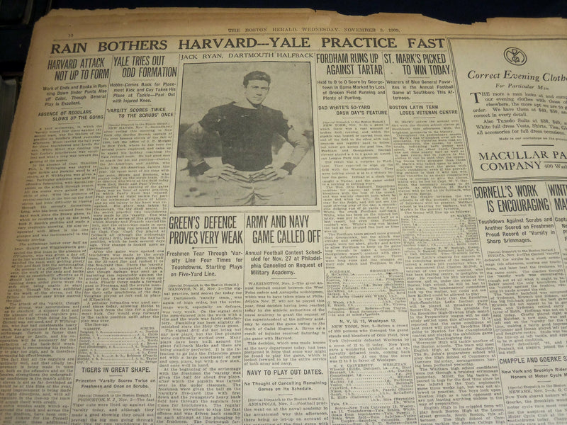 1909 NOVEMBER 3 THE BOSTON HERALD - GOV. DRAPER RE-ELECTED W. J. GAYNOR - BH 393