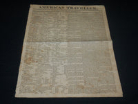 1825 SEPTEMBER 13 AMERICAN TRAVELLER NEWSPAPER - WILLIAMS - BROWNS - NP 4831