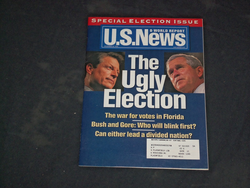 2000 NOV 20 U.S NEWS & WORLD REPORT MAGAZINE - THE UGLY ELECTION - CW 724