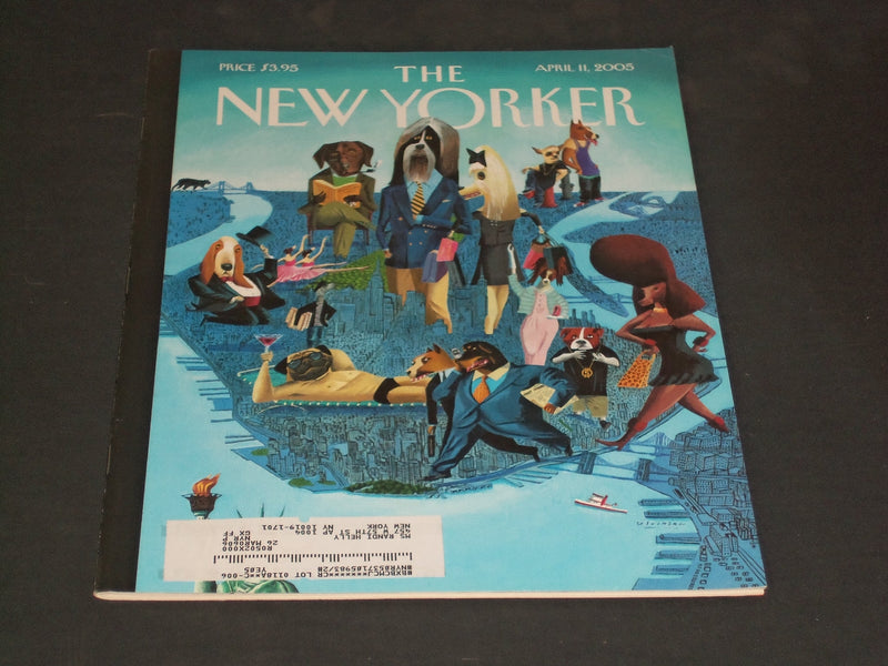 2005 APRIL 11 THE NEW YORKER MAGAZINE - ILLUSTRATED COVER - NY 2027