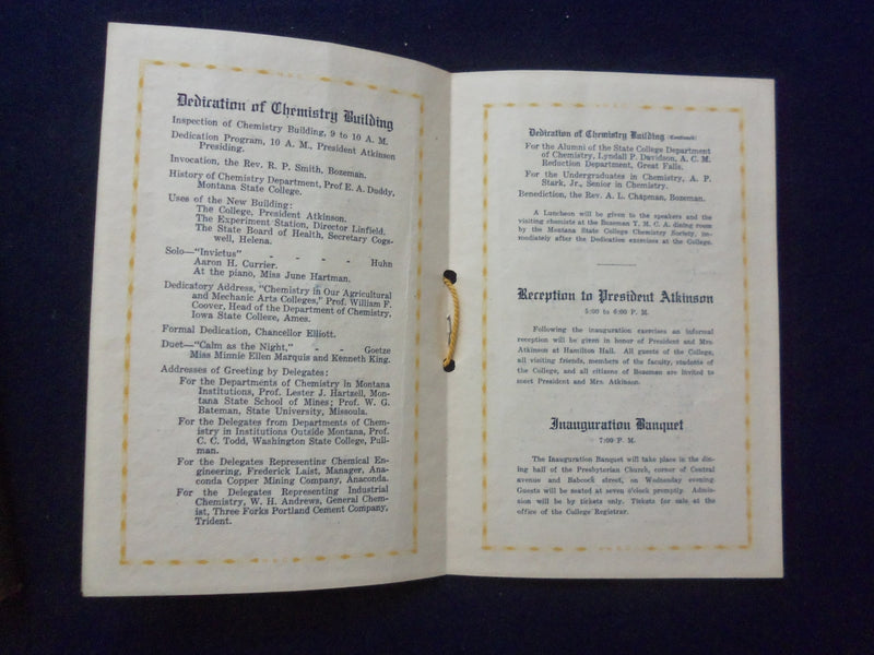1921 MONTANAN MONTANA STATE UNIVERSITY YEARBOOK - BOZEMAN, MONTANA - YB 3083