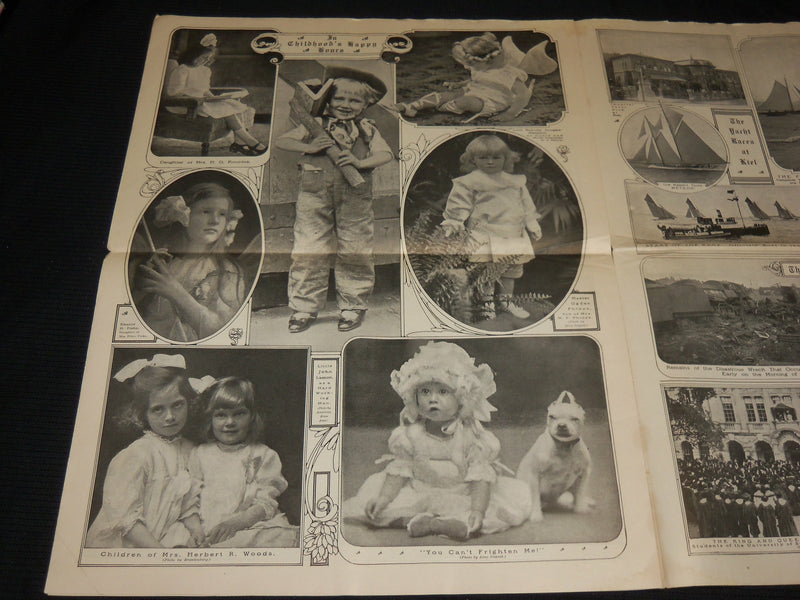 1912 JULY 14 NEW YORK TIMES PICTURE SECTION - WILSON - OLYMPICS - NP 5630