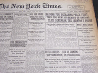 1920 JULY 23 NEW YORK TIMES - W. K. VANDERBILT DIES IN FRANCE - NT 7126