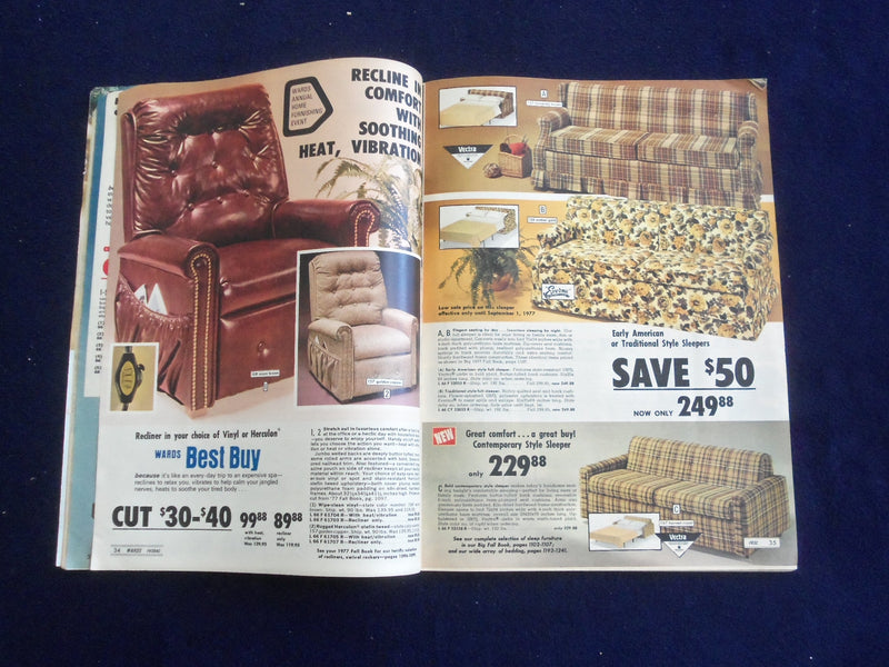 1977 MONTGOMERY WARD CATALOG-ANNUAL HOME FURNISHINGS EVENT -ST. PAUL, MN- J 8470