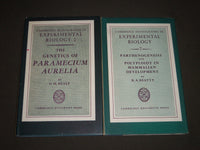 1954-1957 CAMBRIDGE MONOGRAPHS IN EXPERIMENT BIOLOGY LOT OF 2 BOOKS - KD 4168