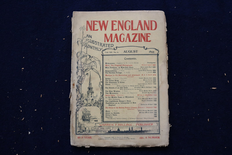 1893-1916 NEW ENGLAND MAGAZINE - LOT OF 7 - O 3549