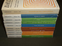 1961-1968 DAEDALUS QUARTERLY MAGAZINE LOT OF 10 ISSUES - WR 61