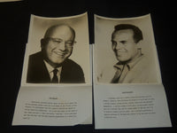 1960'S 8 X 10 PUBLICITY PHOTOS LOT OF 5 - KELLY - BERNSTEIN -BELAFONTE- J 5519