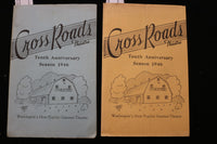 1946 CROSS ROADS THEATRE PROGRAM - TENTH ANNIVERSARY SEASON - LOT OF 2 - K 2458
