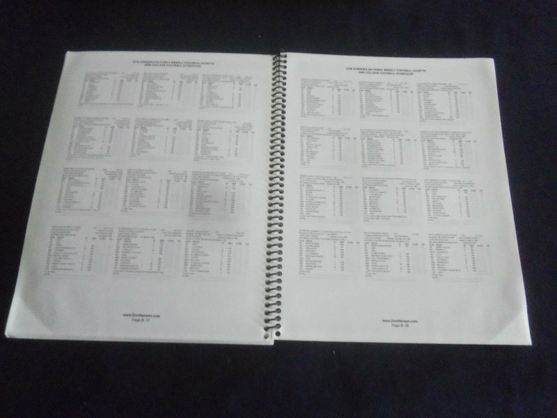 2006 DON HANSEN'S NATIONAL WEEKLY FOOTBALL GAZETTE & SCHEDULES - ST 659K