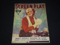 1937 FEBRUARY SCREEN PLAY MAGAZINE - IDA LUPINO COVER - E 12165
