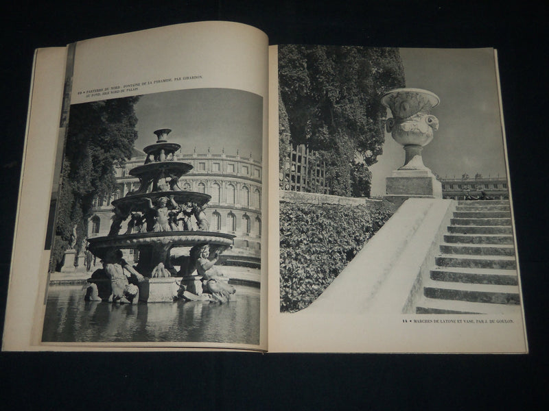 1947 LES JARDINS DE VERSAILLES FRENCH BOOK - PHOTOS BY JEAN ROUBIER - J 3840