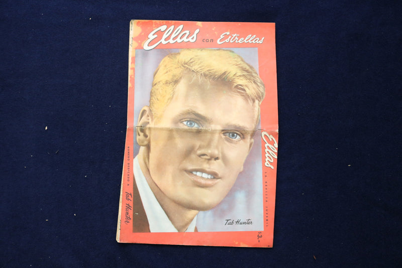 1957 OCT 15 ELLAS CON ESTRELLAS MAGAZINE - TAB HUNTER - SPANISH COVER - E 23766