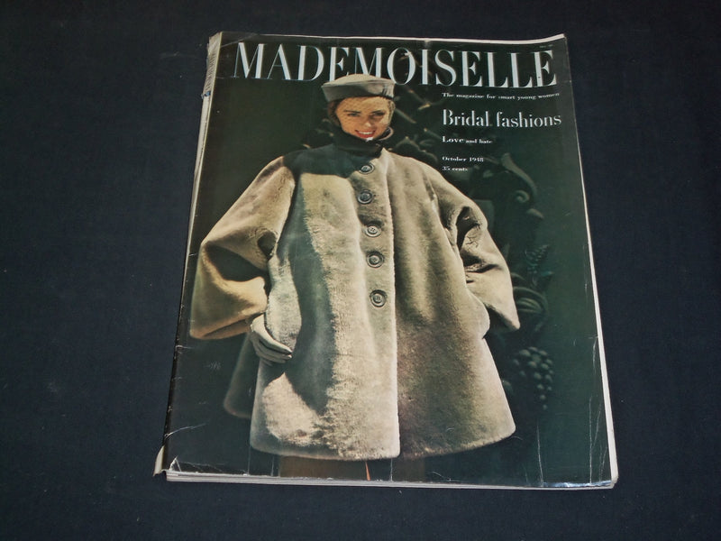 1948 OCTOBER MADEMOISELLE MAGAZINE - BRIDAL FASHIONS - SP 6745