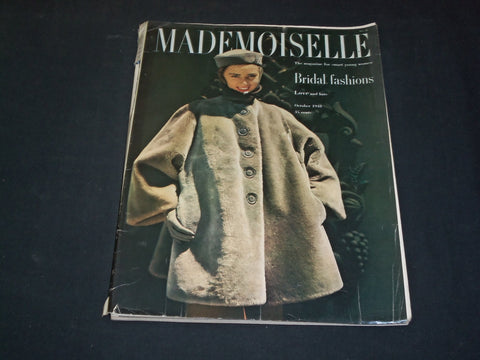 1948 OCTOBER MADEMOISELLE MAGAZINE - BRIDAL FASHIONS - SP 6745