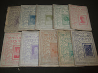 1898-1899 THE MIDLAND MONTHLY MAGAZINE LOT OF 13 - NICE PHOTOS - WR 827