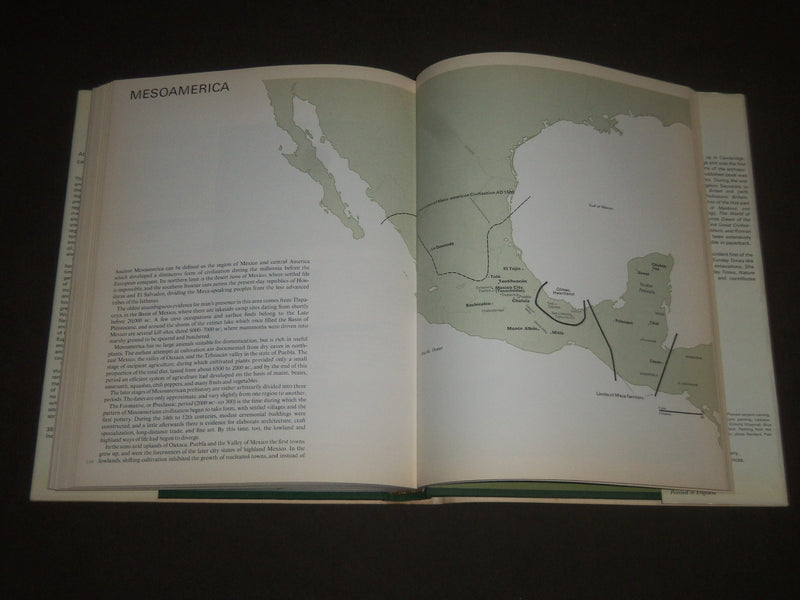 1975 ATLAS OF ANCIENT ARCHAEOLOGY BY JACQUETTA HAWKES BOOK - SECOND PRINT- I 954